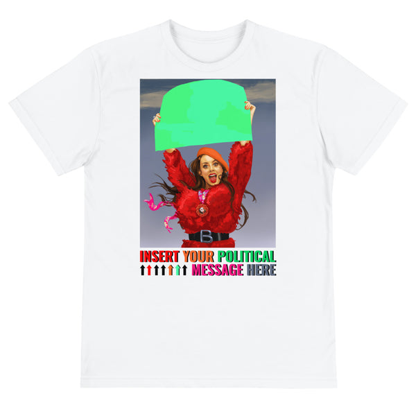 Insert Your Message Here Slogan t shirt I M BADDY