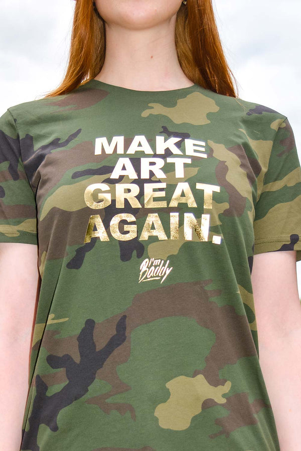 Make Art Great Again Camouflage t-shirt