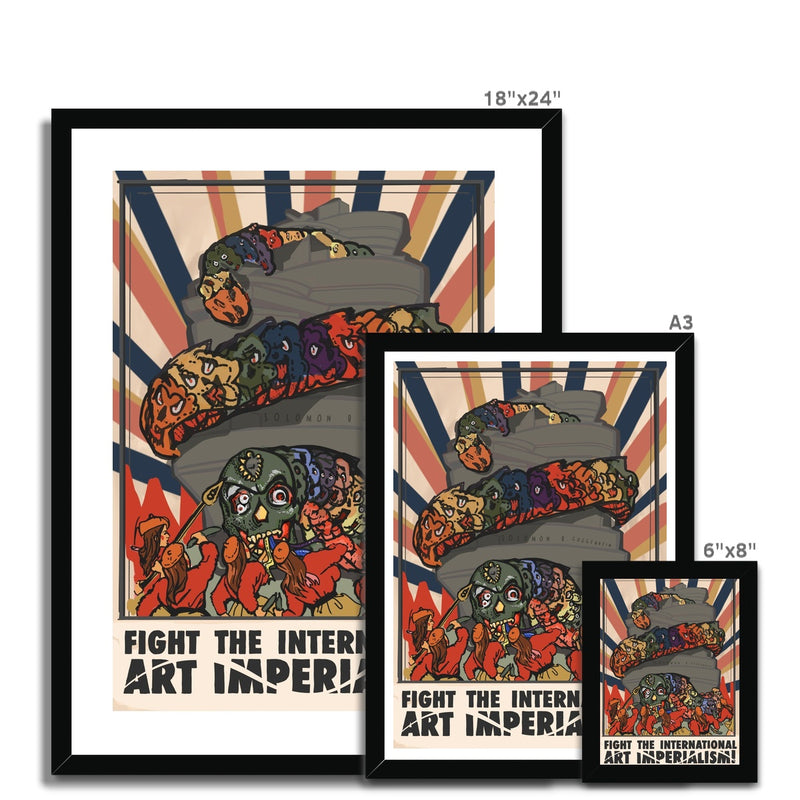 Art Imperialism Framed Print