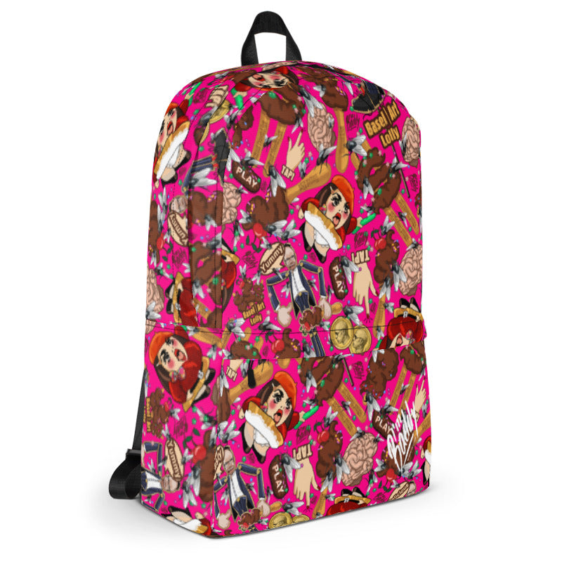 backpacks Sprayground Anime Camo Pink Backpack | Zumiez | ShopLook