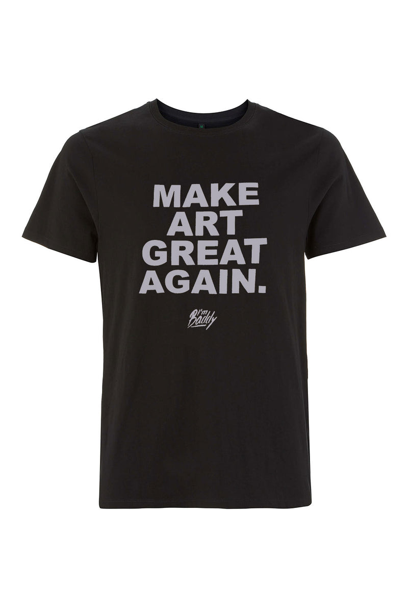 Make Art Great Again black hi-vis t-shirt