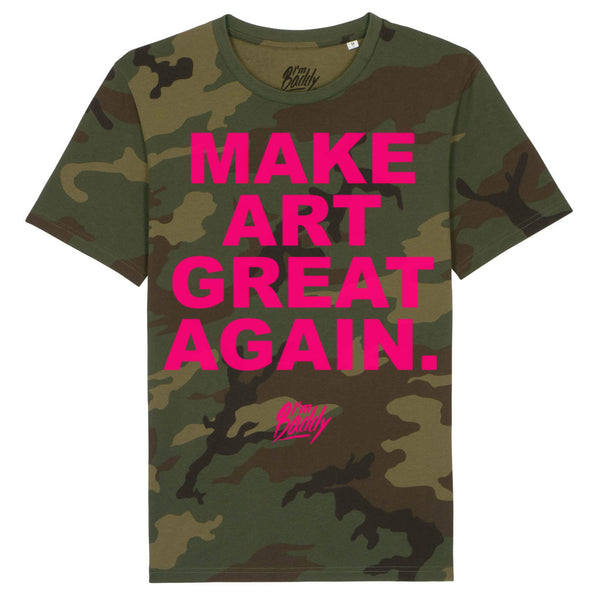 Make Art Great Again camouflage t-shirt