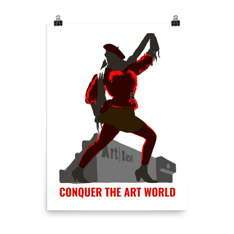 Art World Slogan Poster